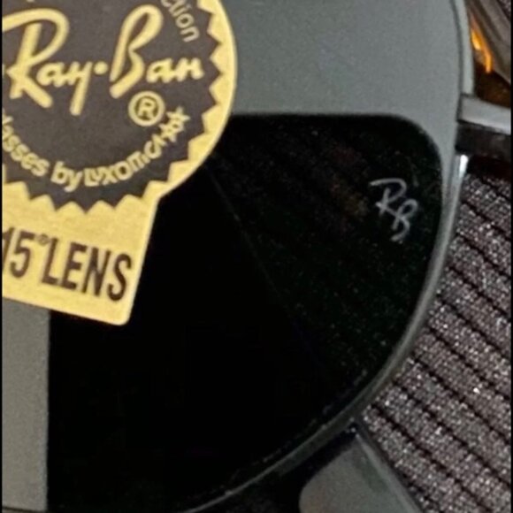 NEW Ray Ban Hexagonal Flat Lenses Black RB3548N - Picture 5 of 8